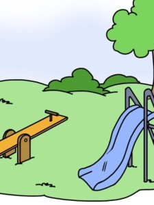 Playground drawing tutorial - web story - complete