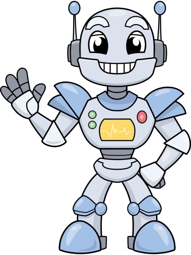 Robot drawing tutorial - web story - complete