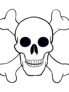 Skull drawing tutorial - web story - complete