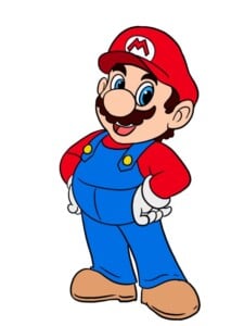 Super Mario drawing tutorial - web story - complete
