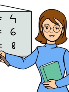 Teacher drawing tutorial - web story - complete