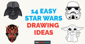 14 easy star wars drawing tutorials featured image
