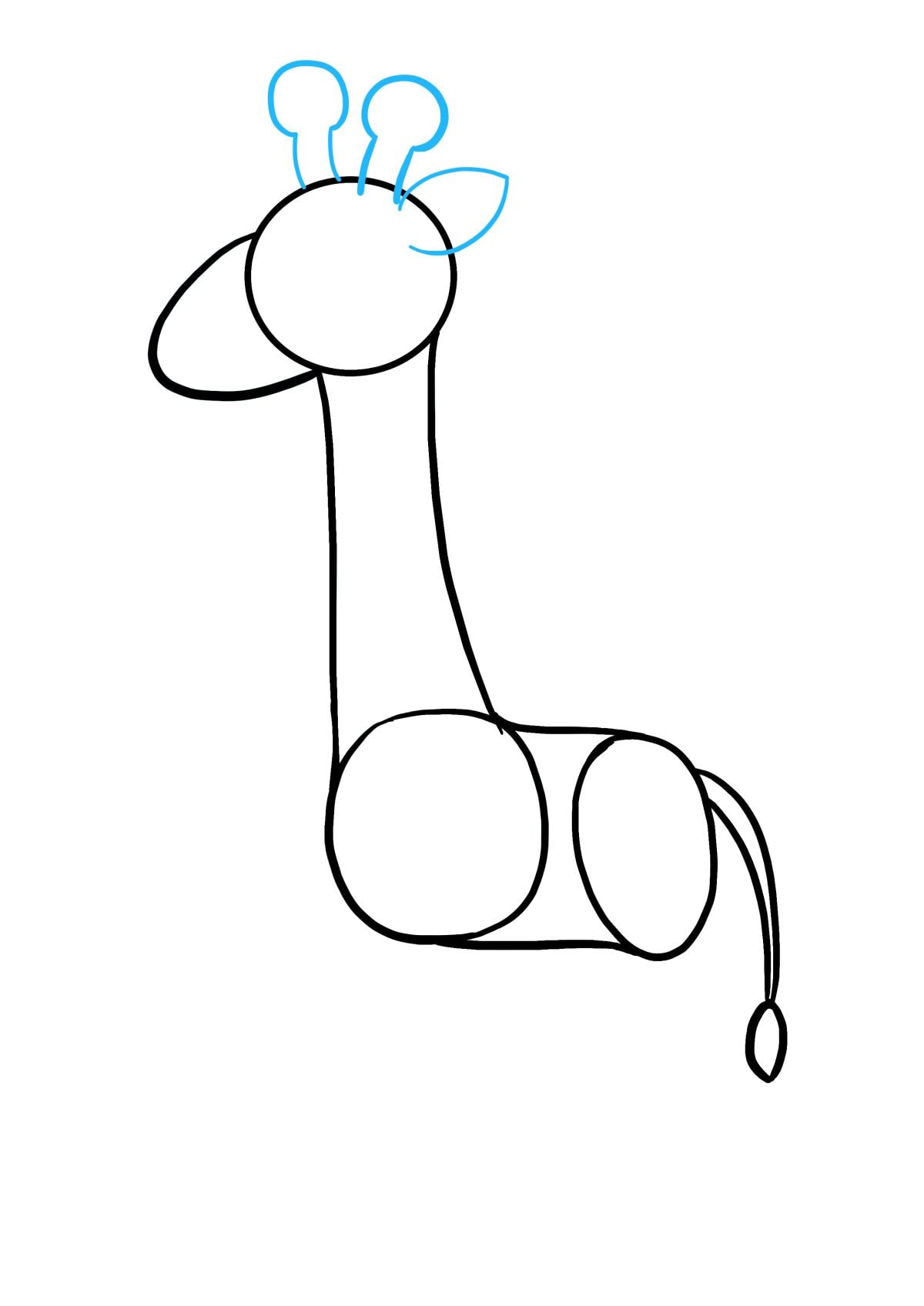 How To Draw A Giraffe Step By Step Easy Drawing Guides 720x900
