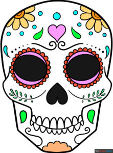 How to Draw a Day of the Dead Skull Featured Image