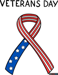 How to Draw a Veterans Day Ribbon Featured Image
