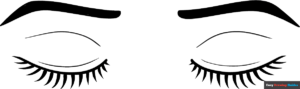 How to Draw Closed Eyes Featured Image