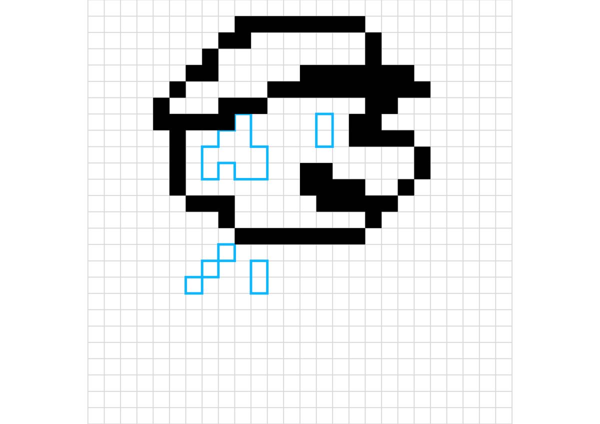 Minecraft Pixel Art Mario Raster Super Mario | Peukku Works