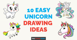 10 Easy Unicorn Drawing Tutorials for Kids Featured Image