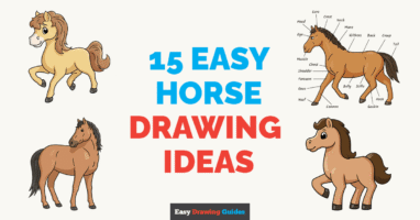 15 Easy Horse Drawing Tutorials for Kids