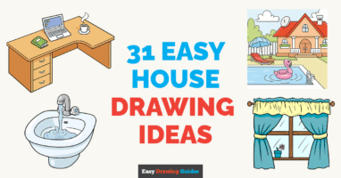 31 Easy House Step-by-Step Drawing Tutorials
