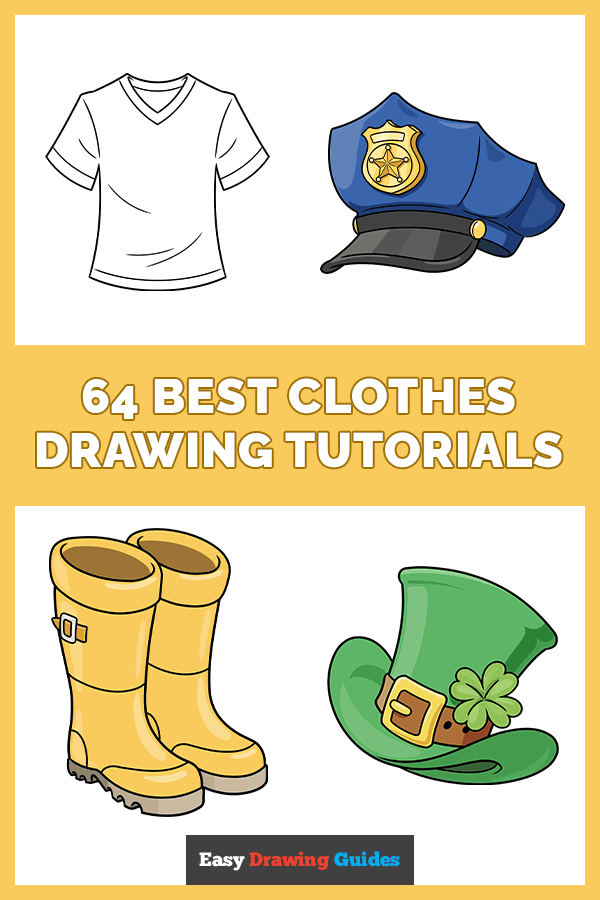 64 Easy Clothes Drawing Tutorials Pinterest Image