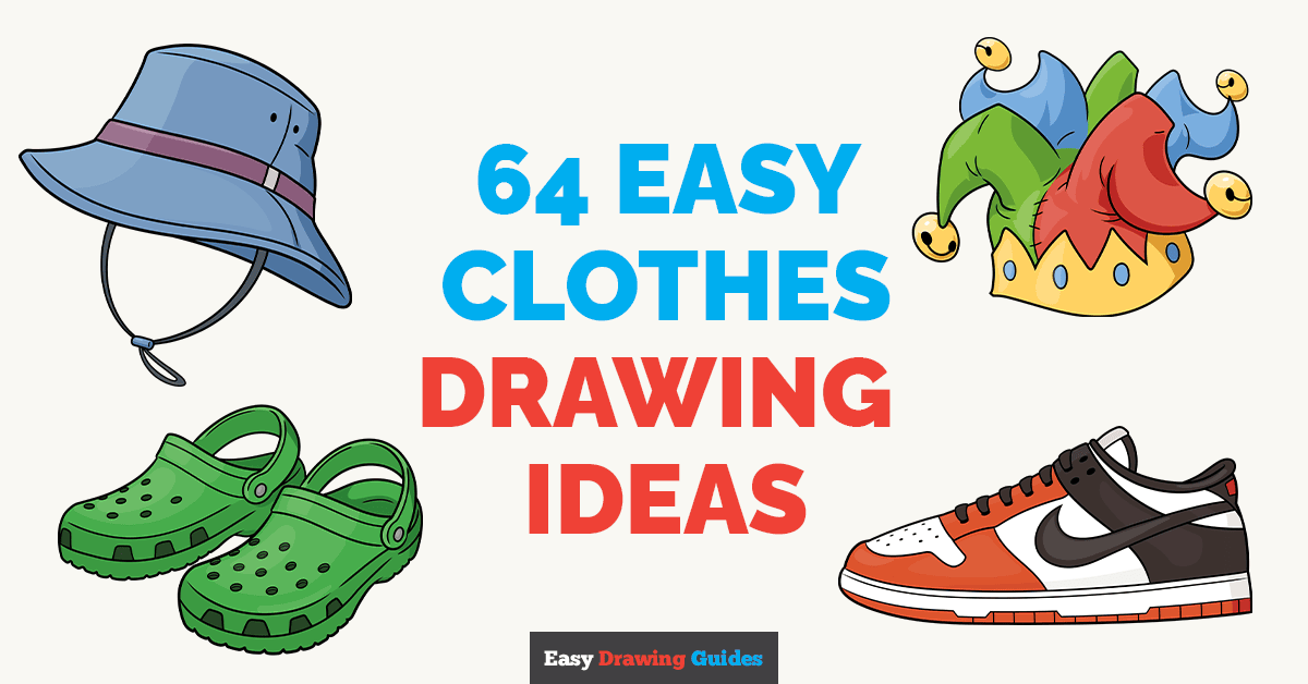 64 Easy Clothes Drawing Tutorials for Kids Featured Image