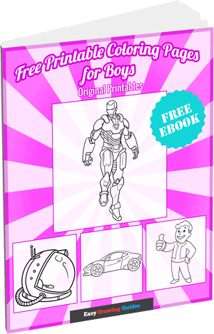 Free Printable for Boys Coloring Pages - Easy Drawing Guides