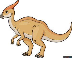 How to Draw a Saurolophus Featured Image