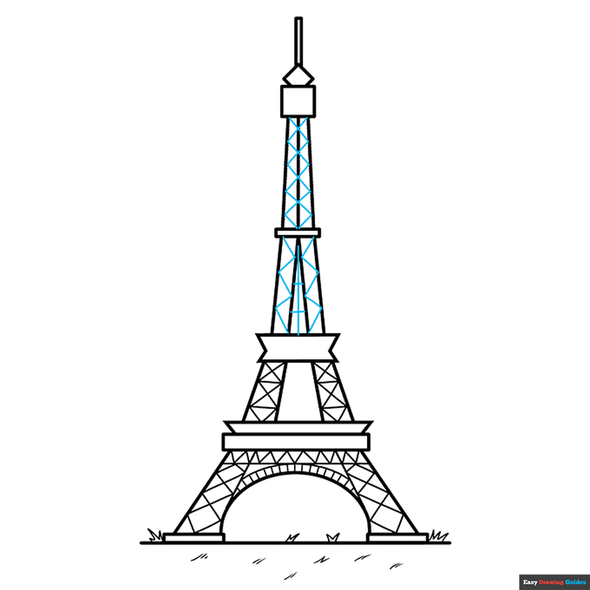 Easy Sketch Of Eiffel Tower Eiffel Tower Paris France Watercolor Easy Sketch Of Eiffel Tower Eiffel Tower Paris France Watercolor