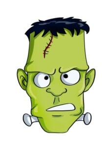 Frankenstein's Monster drawing tutorial - web story - complete