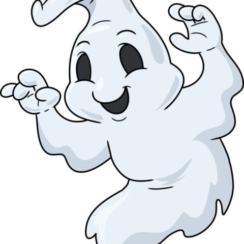 Ghost drawing tutorial - web story - complete