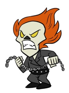 Ghost Rider drawing tutorial - web story - complete