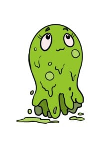 Slime drawing tutorial - web story - complete