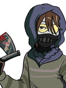 Ticci Toby from Creepy Pasta drawing tutorial - web story - complete