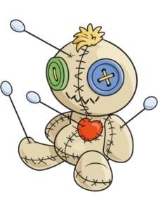 Voodoo Doll drawing tutorial - web story - complete