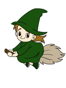 Witch drawing tutorial - web story - complete