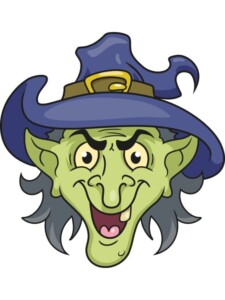 Witch Face drawing tutorial - web story - complete