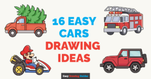 16 Easy Cars Drawing Tutorials Featured Image