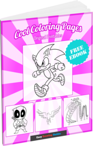 Free Cool Coloring Pages for Kids - Free eBook 3D cover image