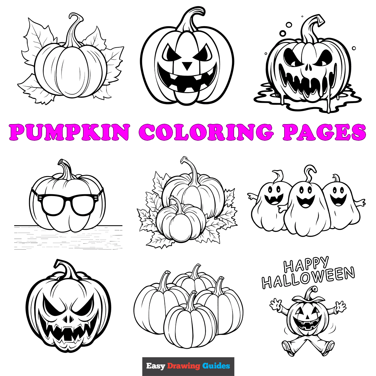 Pumpkin Coloring Page Printable