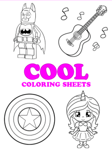 Free Cool Coloring Pages Pinterest Image