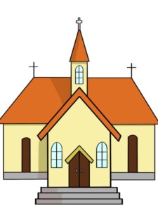 Church drawing tutorial - web story - complete