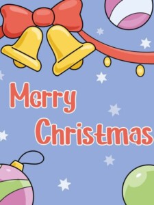 Easy Christmas Card drawing tutorial - web story - complete