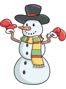 Snowman drawing tutorial - web story - complete