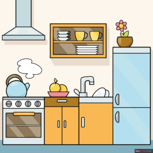 How to Draw a Kitchen Featured Image