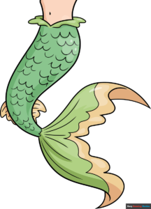 How to Draw a Mermaid Tail Featured Image