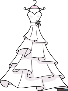 How to Draw an Easy Wedding Dress Featured Image