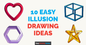 10 Easy Illusion Drawing Tutorials for Kids Featured Image