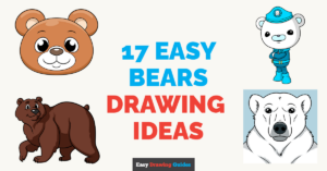 17 Easy Bears Drawing Tutorials for Kids Featured Image