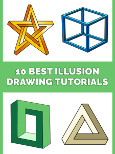 10 Best Illusion Drawing Tutorials Pinterest Image