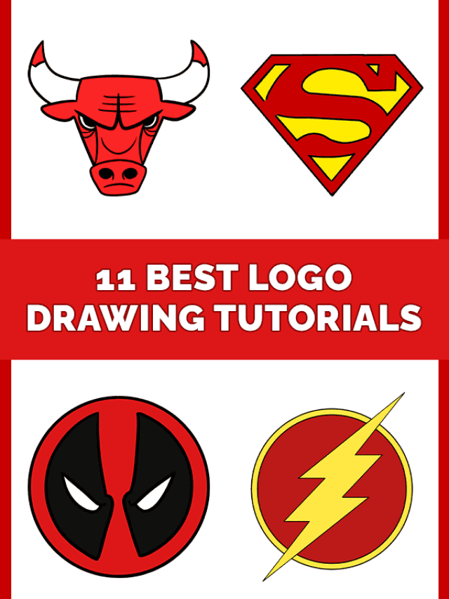 11 Best logo Drawing Tutorials Pinterest Image