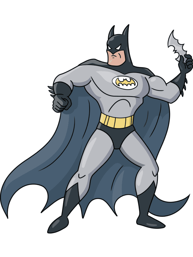 Batman drawing tutorial - web story - complete