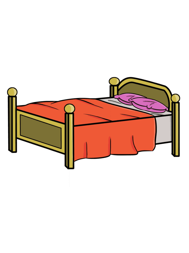 Bed drawing tutorial - web story - complete