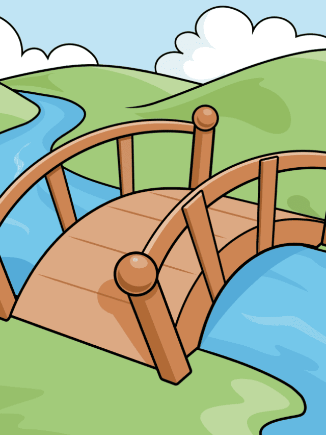 Bridge drawing tutorial - web story - complete