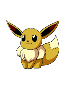Eevee from Pokemon drawing tutorial - web story - complete