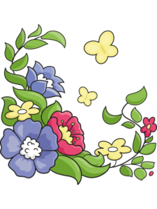 Floral Design drawing tutorial - web story - complete