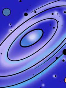 Galaxy drawing tutorial - web story - complete