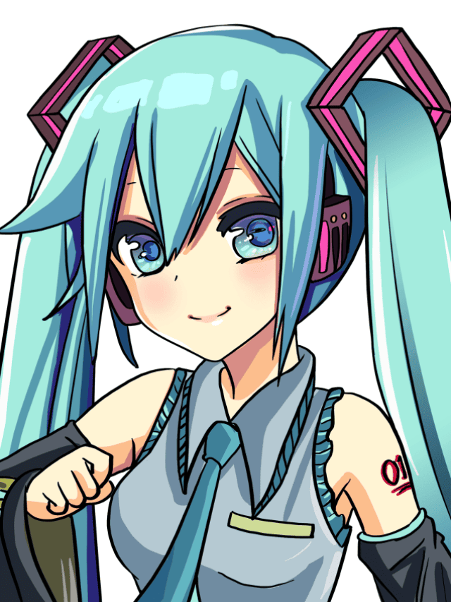 Hatsune Miku drawing tutorial - web story - complete