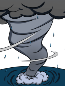 Hurricane drawing tutorial - web story - complete