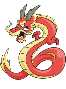 Japanese Dragon drawing tutorial - web story - complete